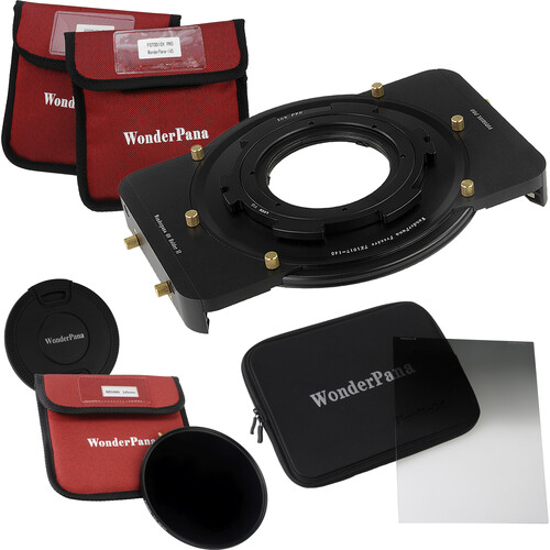 FotodioX WonderPana FreeArc Core Unit Kit for Tokina 10-17mm Lens with 145mm Solid Neutral Density 3.0 and 6.6 x 8.5