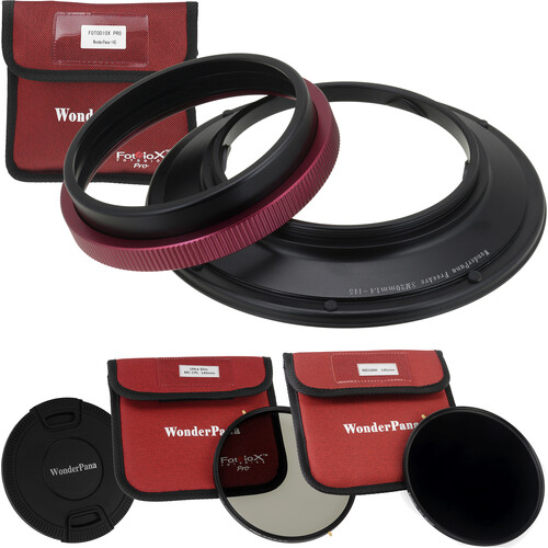 FotodioX WonderPana FreeArc Core Unit for Sigma 20mm Art Lens with 145mm Circular Polarizer and 145mm Solid Neutral Density 3.0 Filters