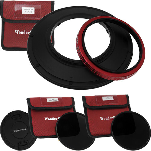 FotodioX WonderPana FreeArc Core Unit for Sigma 14mm Lens with 145mm Solid Neutral Density 1.2 and 1.5 Filters