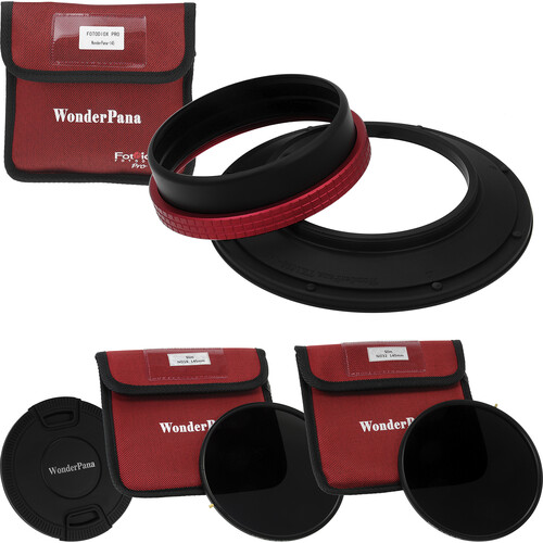 FotodioX WonderPana FreeArc Core Unit for Tokina 16-28mm Lens with 145mm Solid Neutral Density 1.2 and 1.5 Filters