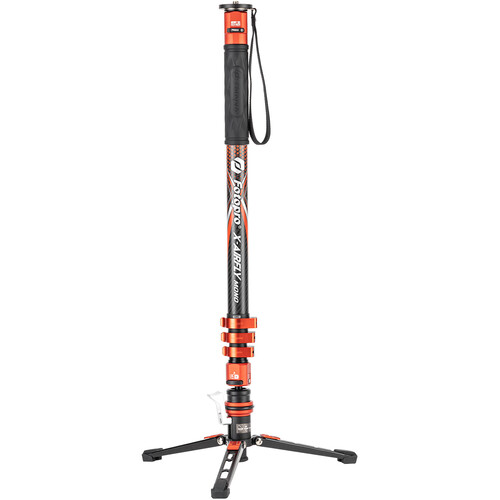 Fotopro X-Airfly Carbon Fiber Monopod (Flame Orange)