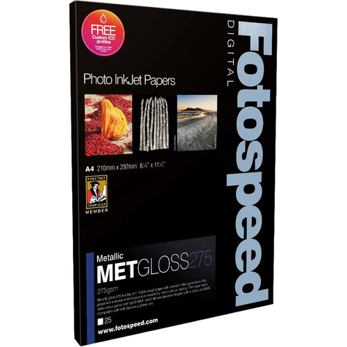 Fotospeed Metallic Gloss Inkjet Paper (8.25 x 11.5