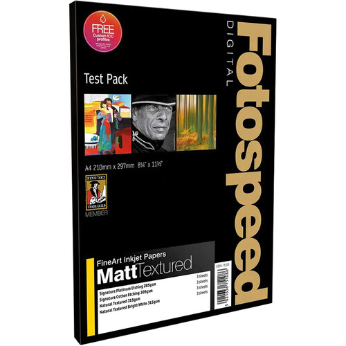 Fotospeed Fine Art Matte Textured Test Pack (8.3 x 11.7