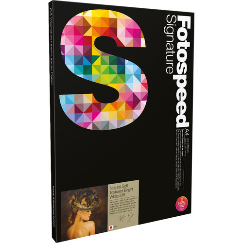 Fotospeed Natural Soft Textured Bright White Inkjet Paper (17