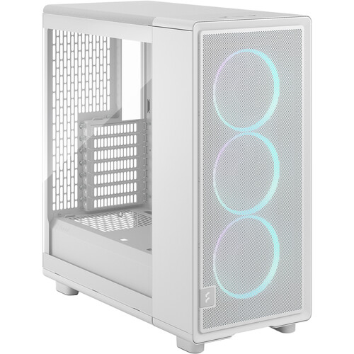 Fractal Design Epoch RGB Mid-Tower Case (White with Clear Tempered Glass)