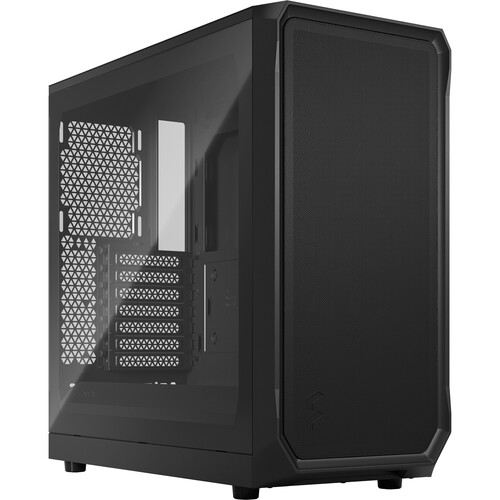 Fractal Design Focus 2 Mid-Tower Case (Black Tempered Glass Window)