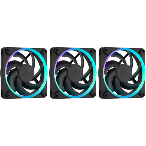 Fractal Design Momentum 12 RGB 120mm Fan (Black 3-Pack)