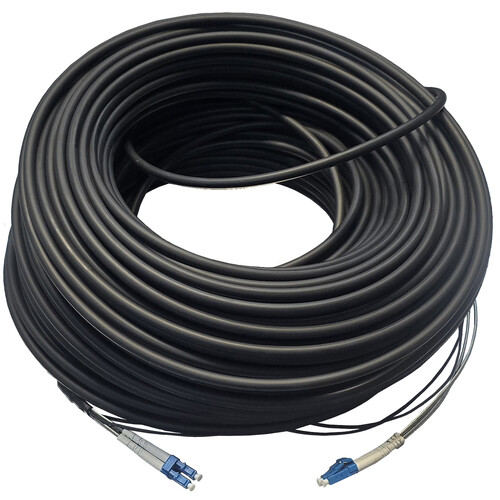Freakshow HD Armored Fiber Duplex LC Singlemode Cable (574')
