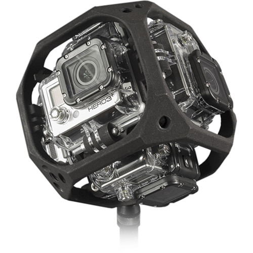 360-video camera rig for GoPro Hero 4