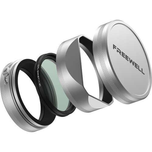 Freewell Filter Kit with Lens Hood for FUJIFILM X100 Series Cameras (Silver)