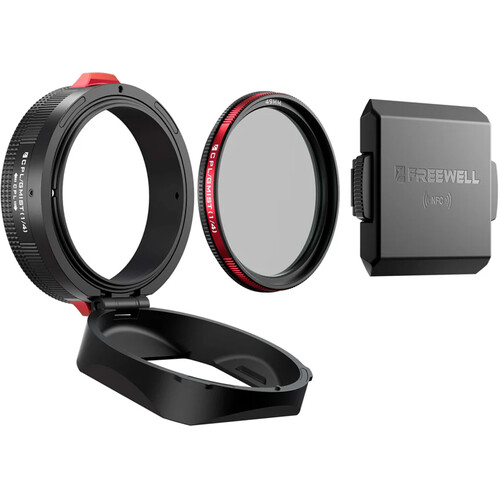 Freewell Real Lens Hood for FUJIFILM GFX100RF with CPL/Black Mist Filter (Black)