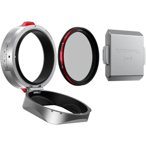 Freewell Real Lens Hood for FUJIFILM GFX100RF with CPL/Black Mist Filter (Silver)