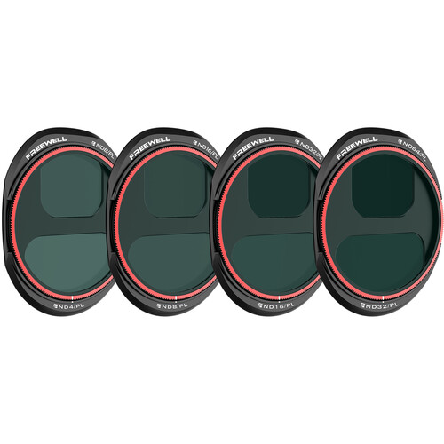 Freewell Bright-Day ND/PL Filter Set for DJI Mavic 4 Pro (4-Pack)