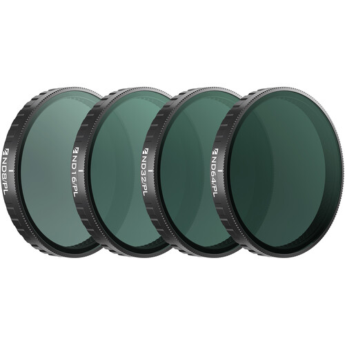 Freewell Bright Day Filter Kit for DJI Osmo Action 6 (4-Pack)