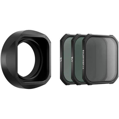 Freewell Lens Hood with 3-Filter Kit for FUJIFILM XF 23mm f/2.8 Lens (Black)
