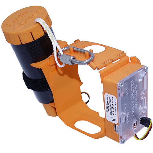 Fruity Chutes Parachute with Sentinel Automatic Trigger for Mavic Pro (Orange/White)