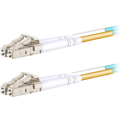 FS LC UPC to LC UPC Duplex Fiber Patch Cable (49.2')