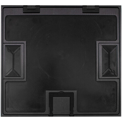 FSR FLH6-SSQ-BLK-C Hinged Cover with 0.19