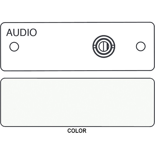 FSR IPS-A510S 3.5mm Stereo to Solder Cup Insert (Labeled White)