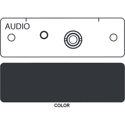 FSR IPS-A511S 3.5mm Stereo to Captive Screw Terminals Insert / Bal (Labeled Black)