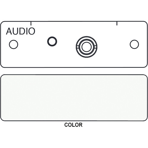 FSR IPS-A511S 3.5mm Stereo to Captive Screw Terminals Insert / Bal (Labeled White)