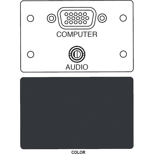 FSR IPS-AV920D HD-15 F/F Bulkhead & Mini