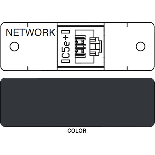 FSR IPS D710S RJ-45 Punchdown Data Connection Insert (Labeled Black)