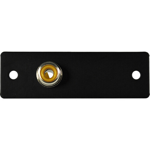FSR IPS-V210S Yellow RCA to Solder Cup Video Connector Insert (Black Labeled)