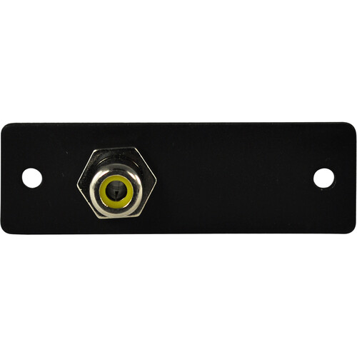 FSR IPS-V211S RCA to RCA Bulkhead Insert Module (Labeled Black)