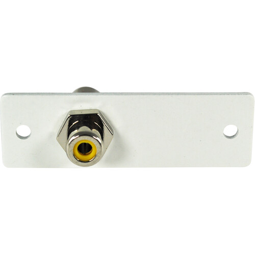 FSR IPS-V211S RCA to RCA Bulkhead Insert Module (Labeled White)