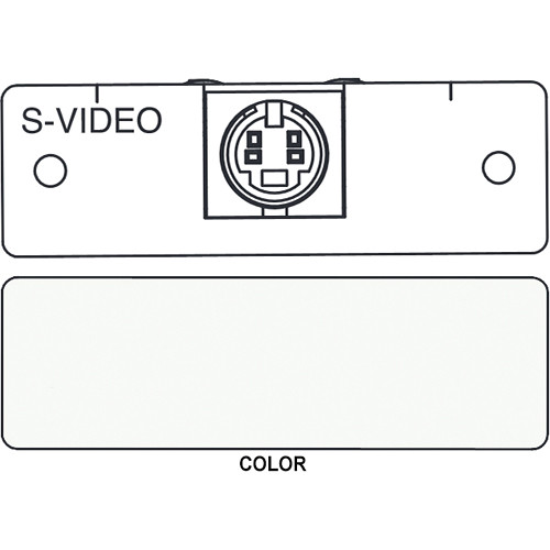 FSR IPS-V310S S-Video to 2 BNC Breakout Insert Module (Labeled White)