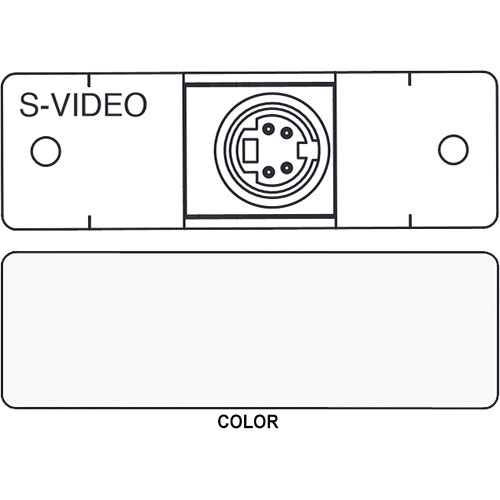 FSR IPS-V311S S-Video to S-Video Insert Module (Labeled White)