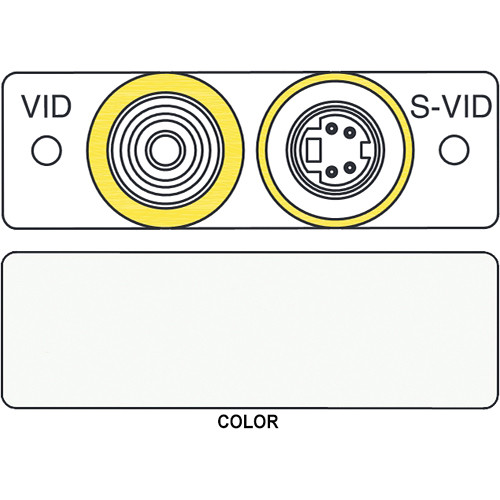 FSR IPS-V921S S-Video to S-Video & RCA to BNC Insert Module (Labeled White)