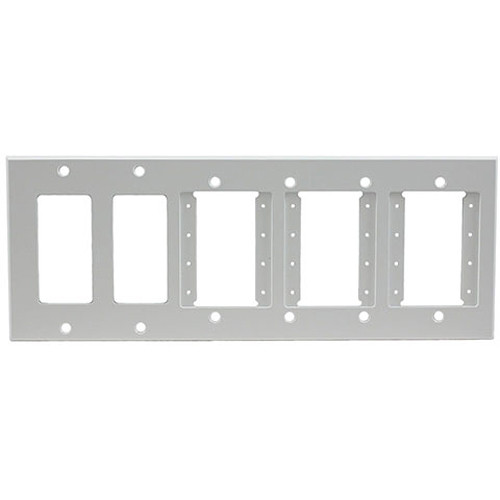 FSR IPS-WP2H-WHT 6 Gang Wall Plate (White)