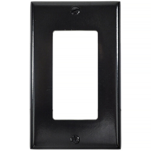 FSR IT-WPCHRG-P2U Decora Style PoE to USB Charger Wall Plate for USB Powered Devices (Black)