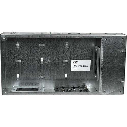 FSR Flat Panel Display Wall Box with Decora & Duplex Cover Plates (3