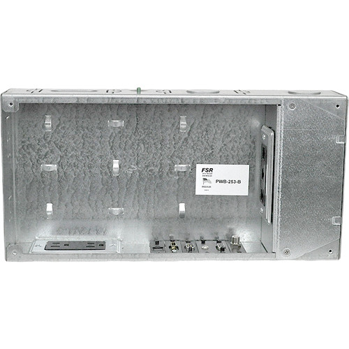 FSR Flat Panel Display Wall Box with Decora & Duplex Cover Plates (3