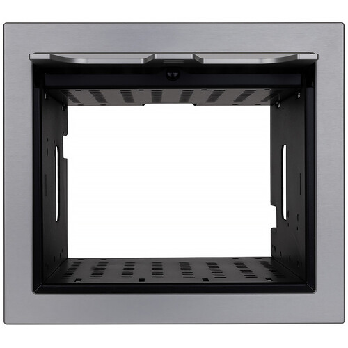 FSR RT6-S4-ALM Unity Square In-Table Box for T6 Brackets & TBRT Cable Retractors (Aluminum Silver)
