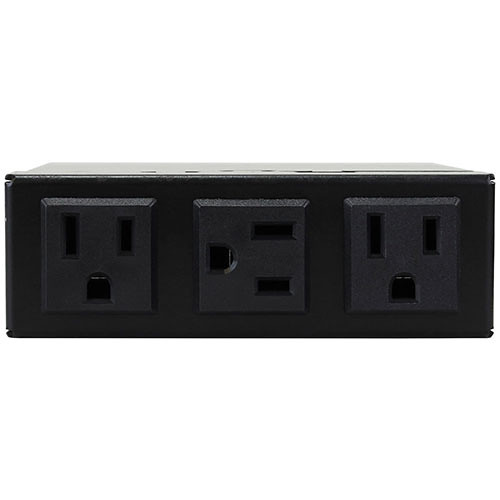 FSR T6 Large Bracket with 3 AC Outlets Center Outlet Rotated