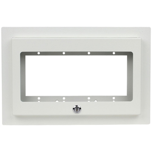 FSR Recessed 4-Gang Mounting Plate with Plastic Cover