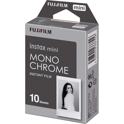 FUJIFILM instax mini Monochrome Instant Film (10 Exposures)