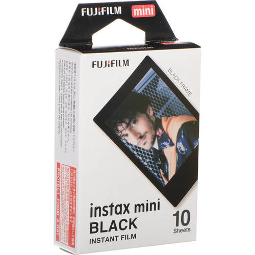 FUJIFILM INSTAX MINI Instant Film (Black 10 Exposures)