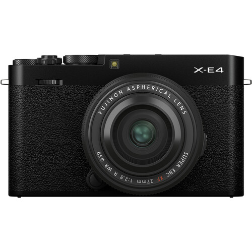 FUJIFILM X-E4 FUJIFILM X-E4 Mirrorless Digital Camera with XF 27mm f/2.8 R WR Lens (Black)