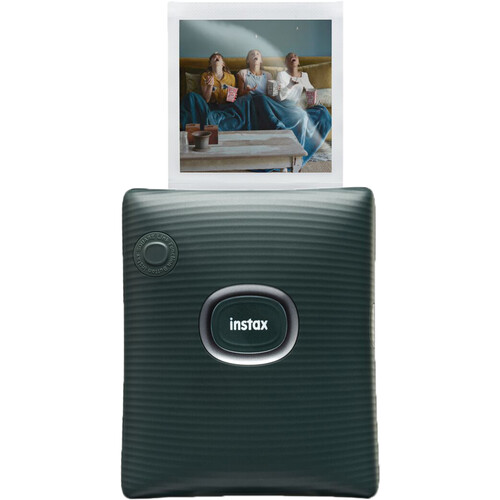 FUJIFILM instax Square Link Smartphone Printer (Midnight Green)