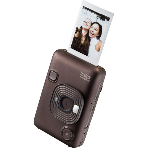 FUJIFILM instax mini LiPlay Hybrid Instant Camera (Deep Bronze)