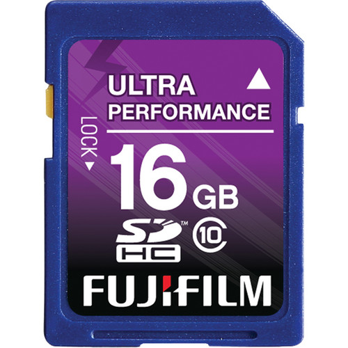 FUJIFILM 16GB SDHC Memory Card Class 10 B&H Photo Video