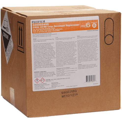 FUJIFILM PRO6 Color Developer Replenisher Part B (25 Gallons)