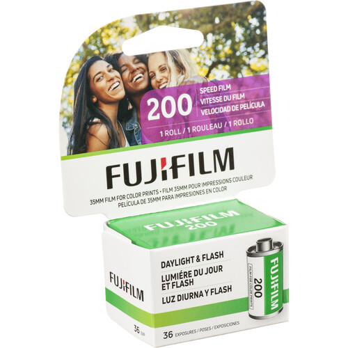 FUJIFILM 200 Color Negative Film (35mm Roll Film 36 Exposures)