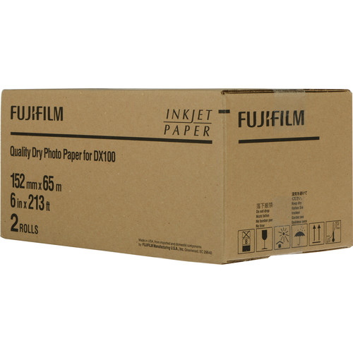FUJIFILM Quality Dry Photo Paper for Frontier-S DX100 Printer (Glossy 6