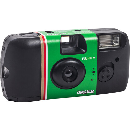 FUJIFILM QuickSnap Flash 400 One-Time-Use Disposable Camera (27 Exposures)
